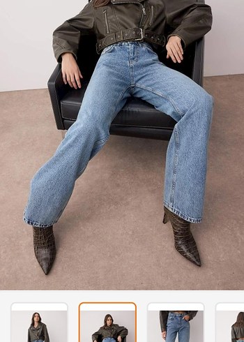 Geniş Paça Wide Leg Jeans - Görsel 3