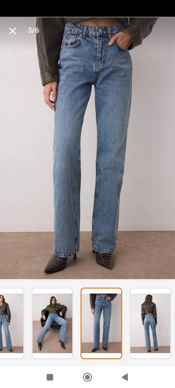 Geniş Paça Wide Leg Jeans - Görsel 4