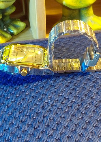 Cartier Altın Renkli Erkek Kol Saati - Görsel 5