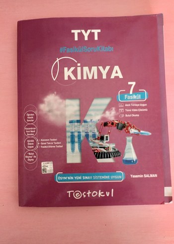 TYT Kimya Fasikül Soru Kitabı 7 Fasikül