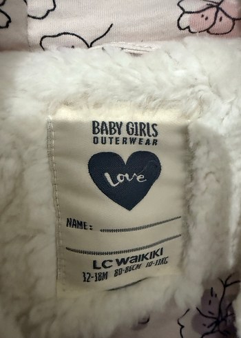 Kız Çocuk Beyaz Kapüşonlu Kürklü Yelek - Görsel 2