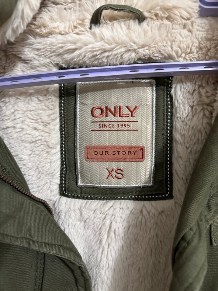 Gri Kürklü Kadın Midi Mont - Görsel 2