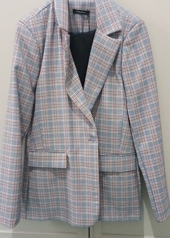 Kadın Düğmeli Blazer Ceket
