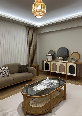 Beden ten rengi Renk Bej Renkli Modern Oturma Odası