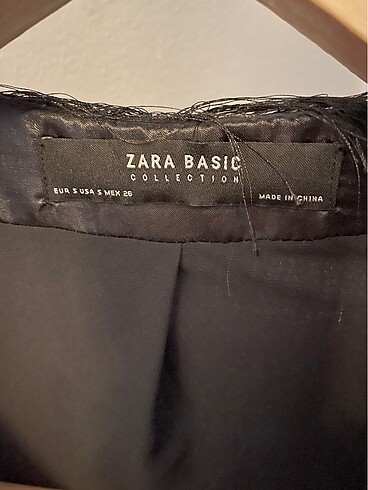 s Beden siyah Renk Zara ceket