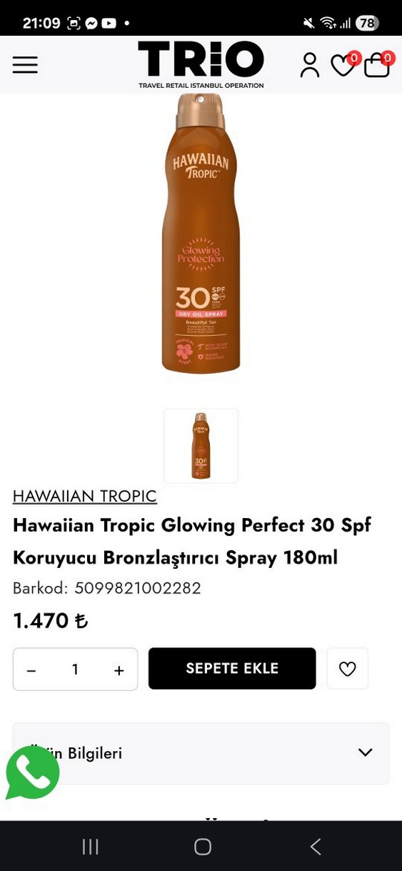 Hawaiian Tropic SPF 30 Parlaklık Sağlayan Güneş Spreyi - Görsel 5