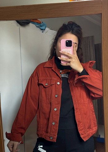 Koton Kiremit rengi Kadın Denim Ceket