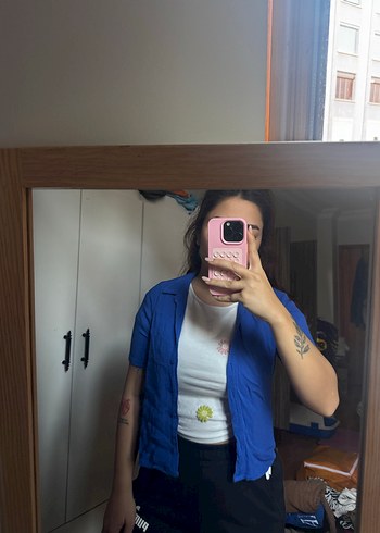 Mavi Denim Kadın Kısa Kollu Gömlek