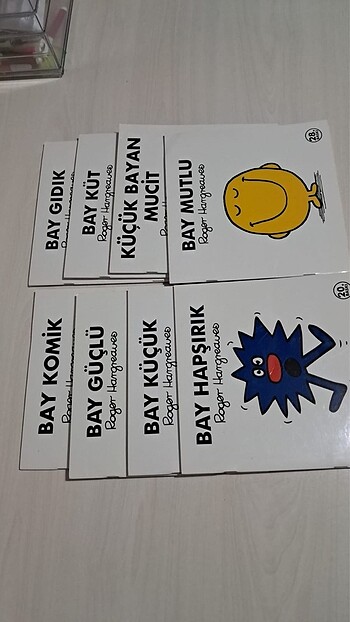 8 adet kitap