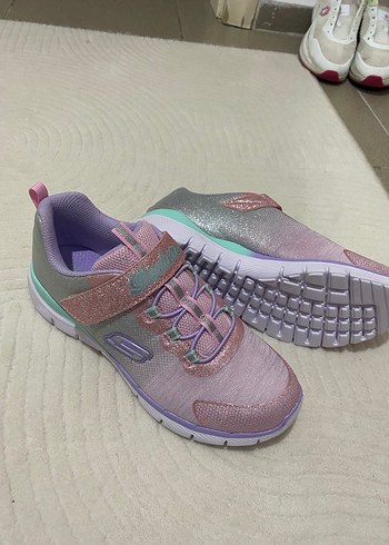 SKECHERS Kız Çocuk Pembe Spor Ayakkabı - Görsel 5