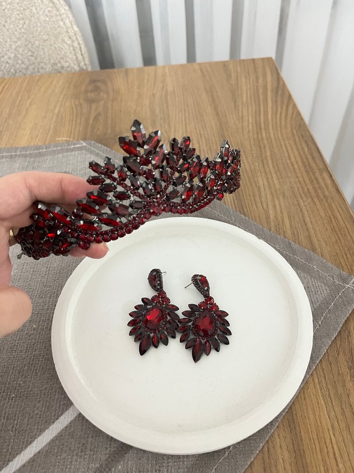 Kına Tacı Bordo - Görsel 2