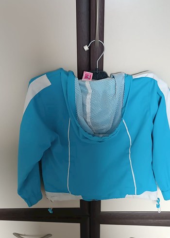 5 Yaş Beden Mavi Fermuarlı Kısa Spor Çocuk Rüzgarlık.Bücürük Marka