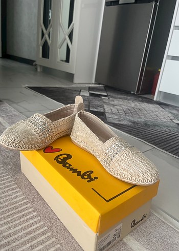 Bej Örgü Kadın  Espadril - Görsel 5