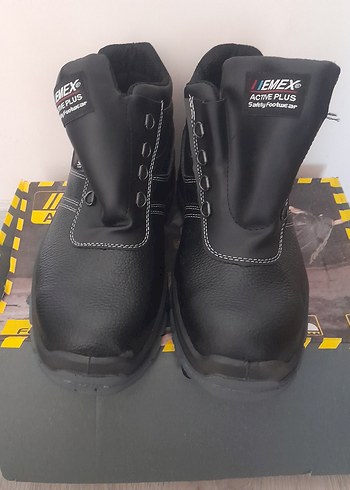 siyah Biker Tarzı Erkek Kauçuk Botlar - Görsel 2