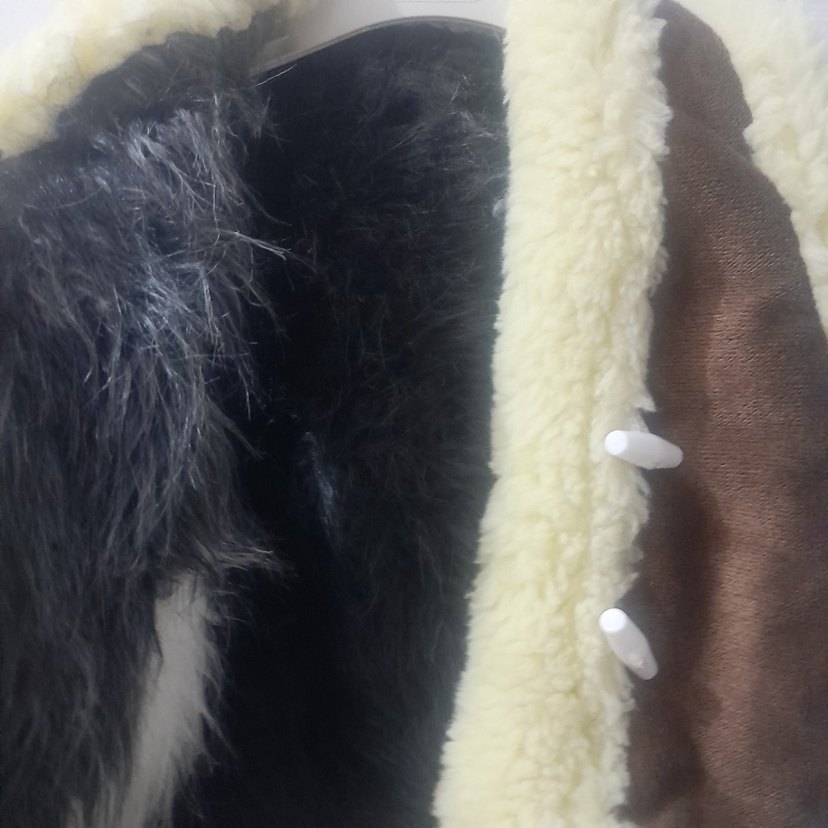 Kürklü Kahverengi Erkek Çocuk Yeleği - Görsel 2