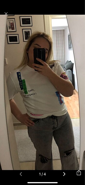 Orijinal Zara Marka T-Shirt