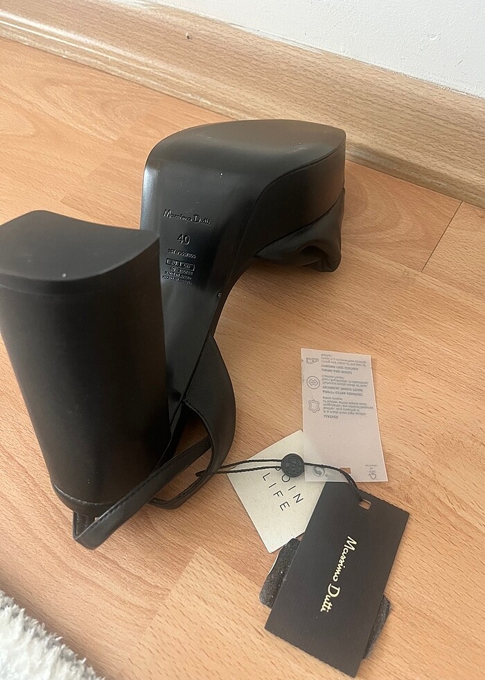 Siyah Topuklu Ayakkabı - Görsel 4