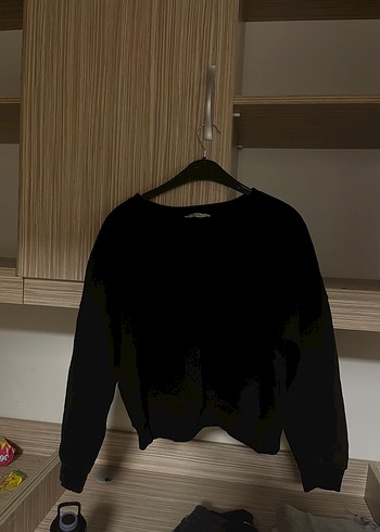 Siyah Kadın Sweatshirt