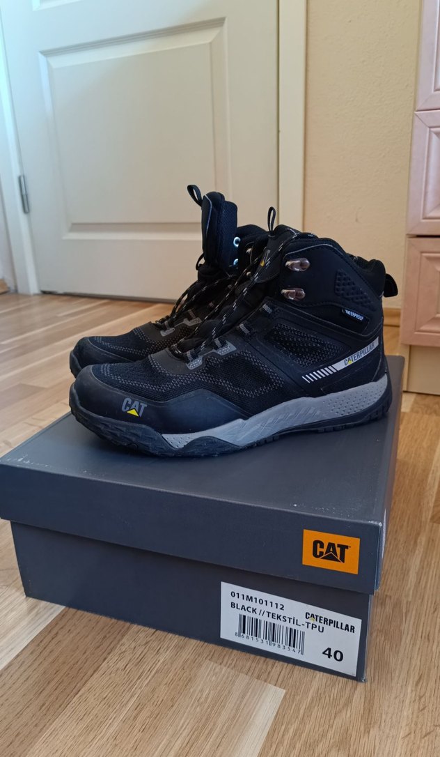 Siyah CAT Su Geçirmez Unisex Bot - Görsel 4