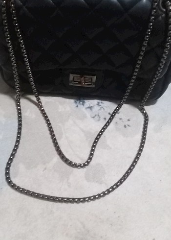 Zincir Detaylı Siyah Gotik Kadın Vücut Zinciri - Görsel 3