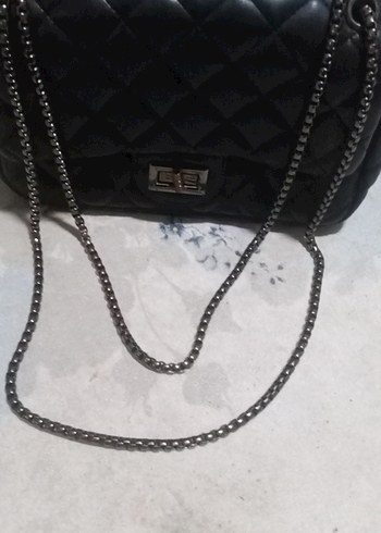 Zincir Detaylı Siyah Gotik Kadın Vücut Zinciri - Görsel 4