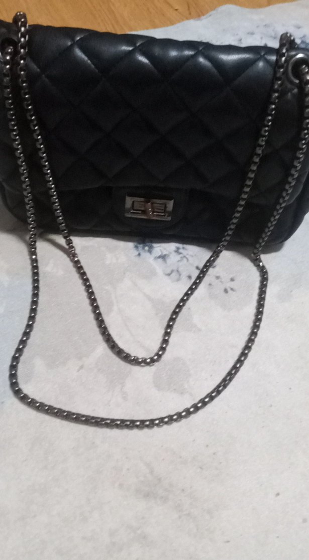 Zincir Detaylı Siyah Gotik Kadın Vücut Zinciri - Görsel 3