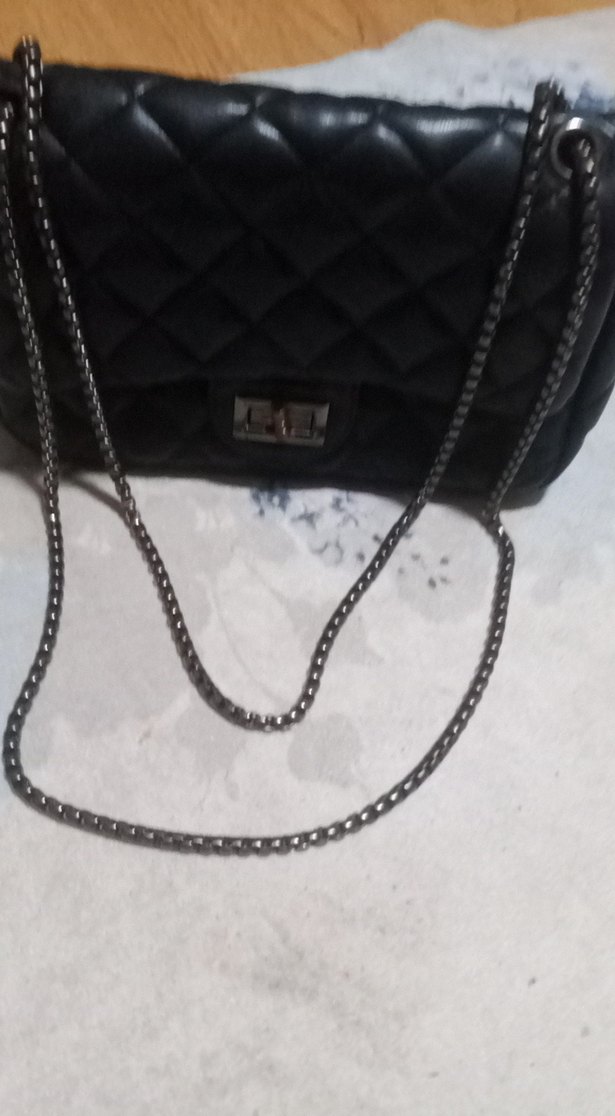 Zincir Detaylı Siyah Gotik Kadın Vücut Zinciri - Görsel 5