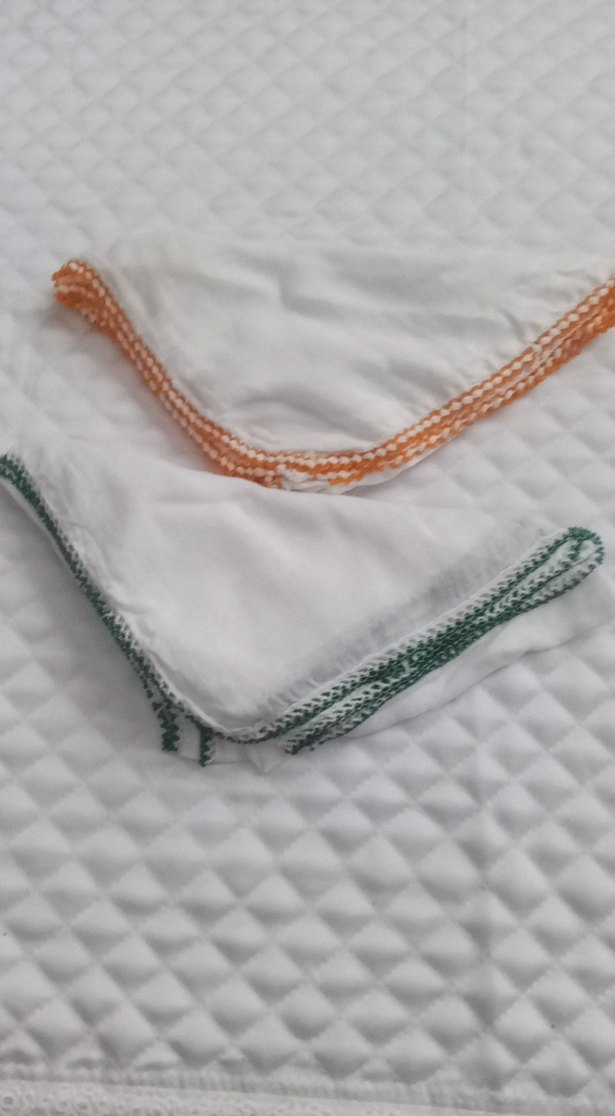 Renkli  bayan tülbent boncuk oyalı - Görsel 2