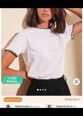 Trendyol %100 pamuklu Tişört (etiketli)