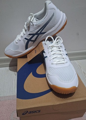 Asics Upcourt 6 Erkek Beyaz Ayakkabı - Görsel 8