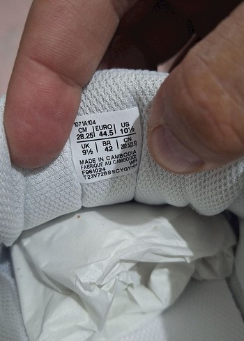 Asics Upcourt 6 Erkek Beyaz Ayakkabı - Görsel 5