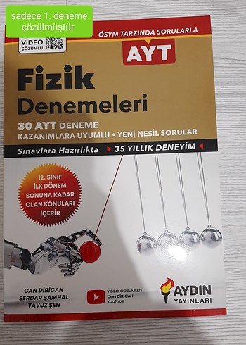 Beden AYT Matematik, Fizik, Biyoloji, Kimya Denemeleri Seti