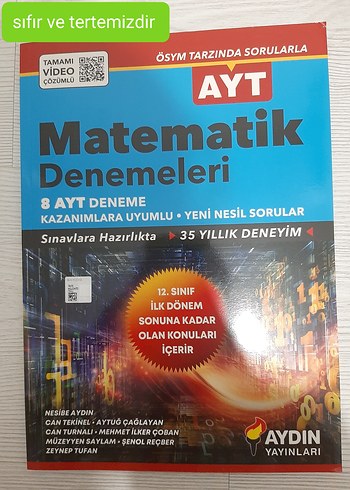 AYT Matematik, Fizik, Biyoloji, Kimya Denemeleri Seti