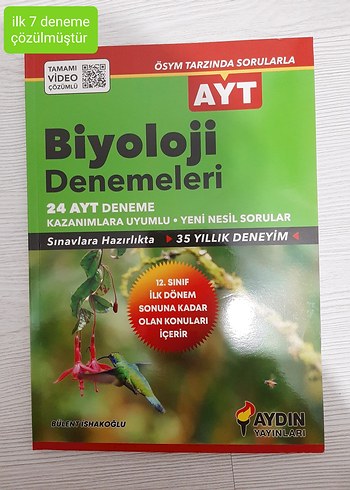 Beden Renk AYT Matematik, Fizik, Biyoloji, Kimya Denemeleri Seti