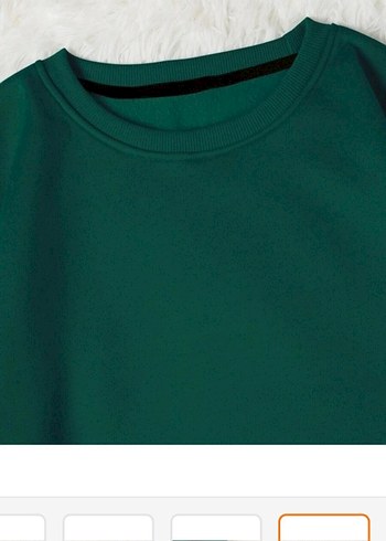 Mad&Calf Kadın Yeşil Sweatshirt - Görsel 5