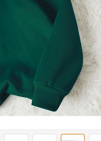 Mad&Calf Kadın Yeşil Sweatshirt - Görsel 4