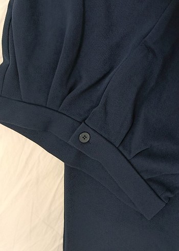 Kadın Lacivert Palazzo Pantolon - Görsel 3