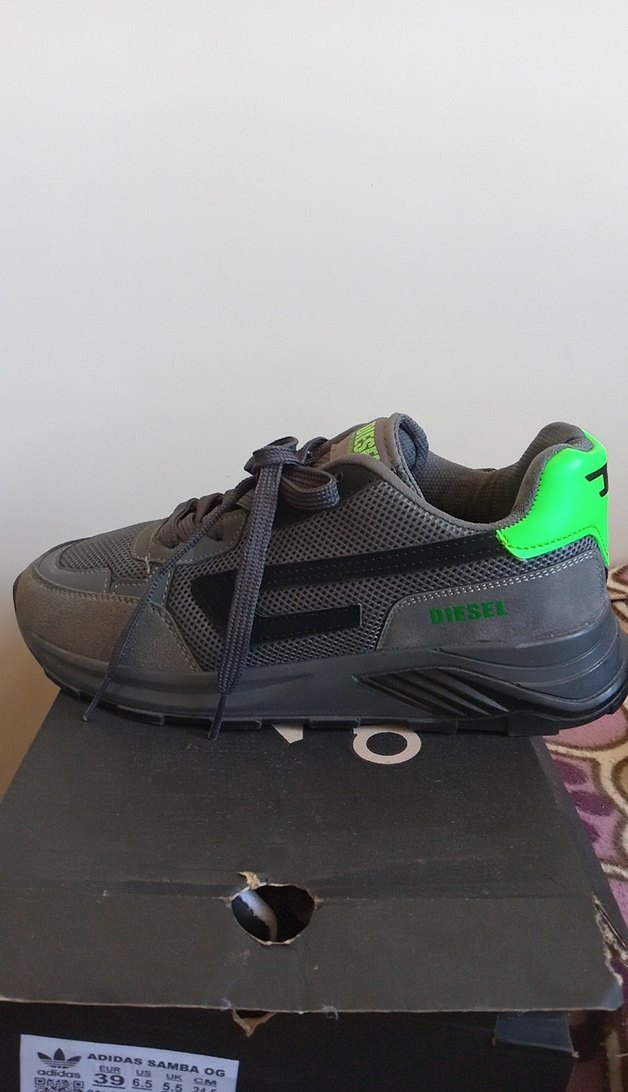 Gri Bağcıklı erkek ayakkabisi - Görsel 2