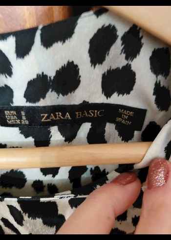 ZARA LEOPAR SATEN BLUZ - Görsel 3