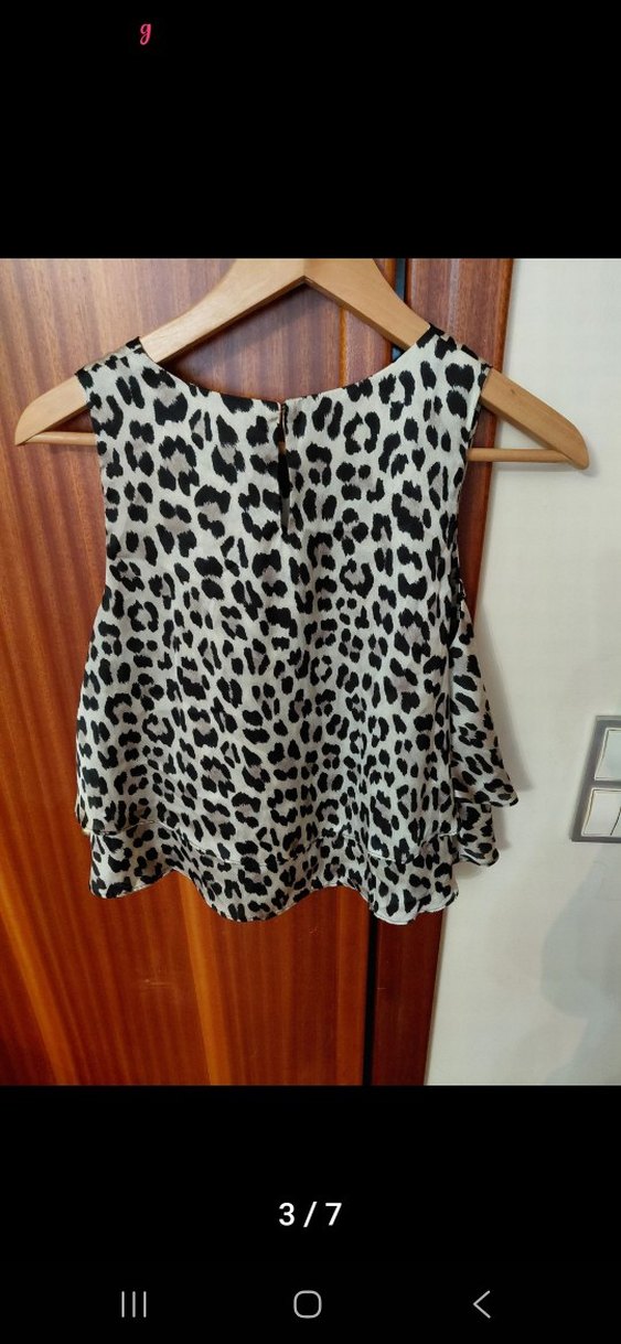 ZARA LEOPAR SATEN BLUZ - Görsel 2