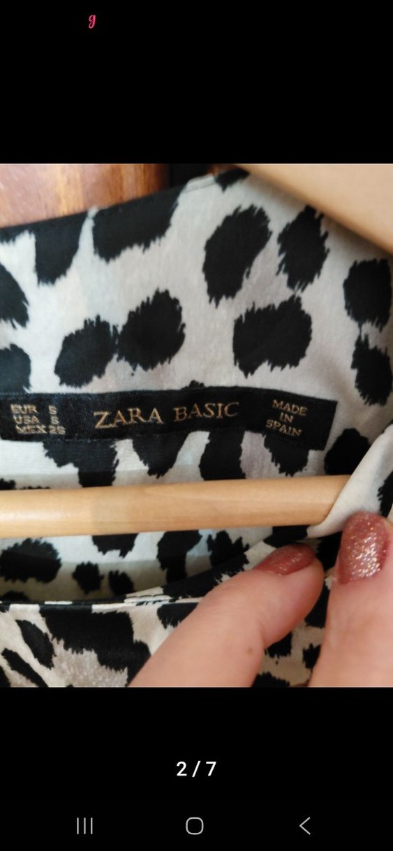ZARA LEOPAR SATEN BLUZ - Görsel 3
