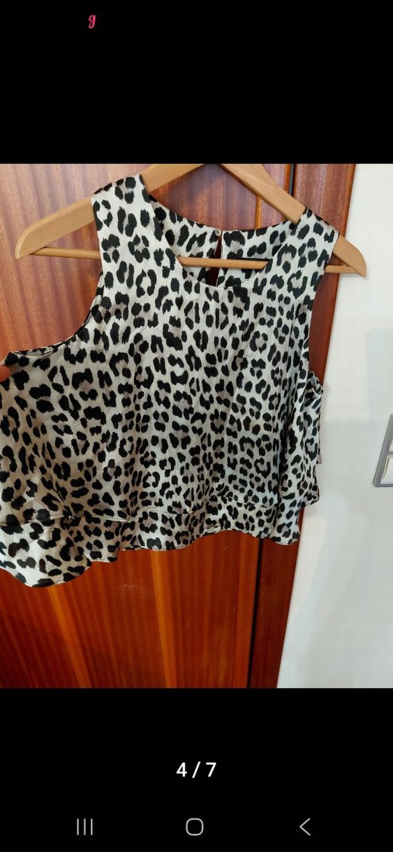ZARA LEOPAR SATEN BLUZ - Görsel 4