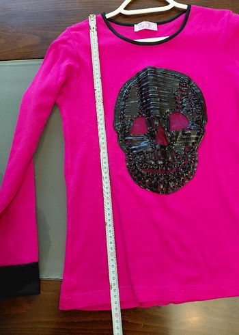 Kafatası Baskılı Uzun Kollu pijama üstü - Görsel 6