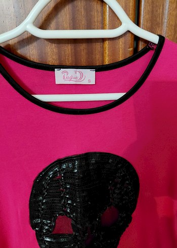 Kafatası Baskılı Uzun Kollu pijama üstü - Görsel 4