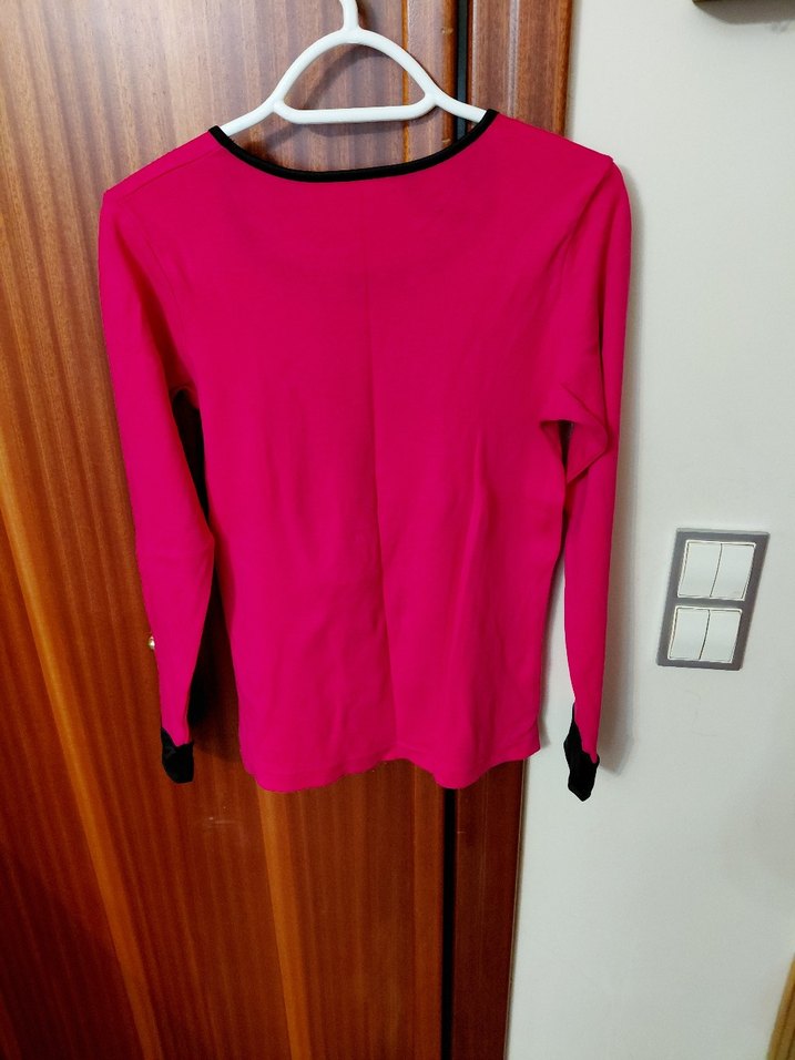 Kafatası Baskılı Uzun Kollu pijama üstü - Görsel 2