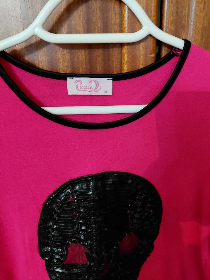 Kafatası Baskılı Uzun Kollu pijama üstü - Görsel 4