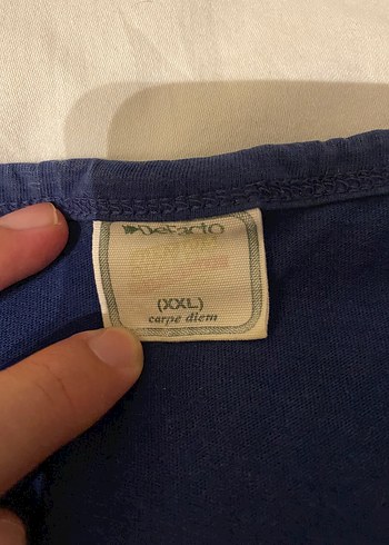 Mavi Grafik Baskılı Kolsuz Tişört  XXL Beden  Retro Stil - Görsel 3