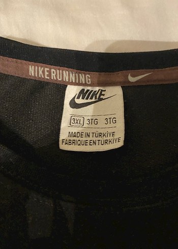 Nike Siyah Logolu Sweatshirt  XL Beden - Görsel 3