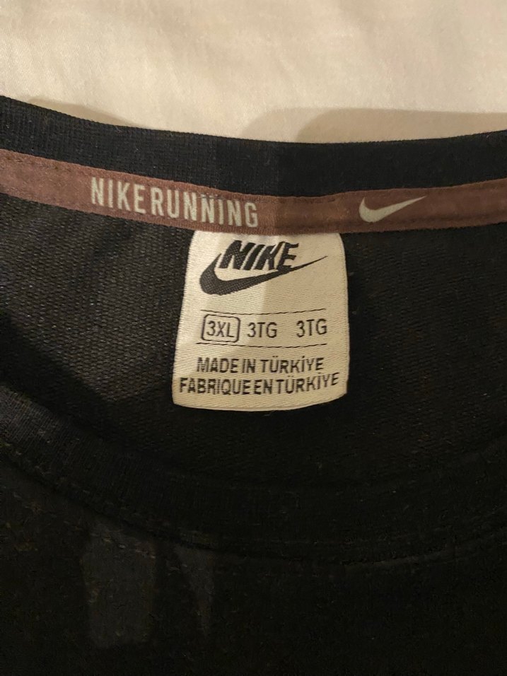 Nike Siyah Logolu Sweatshirt  XL Beden - Görsel 3