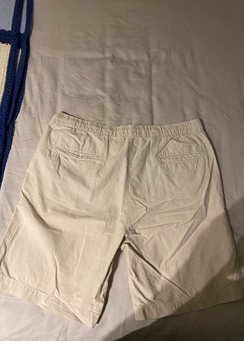 Bej Keten-Style Şort  L Beden  Cepli - Görsel 4